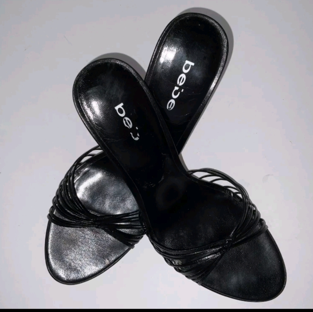 Bebe Women's Black Sandals